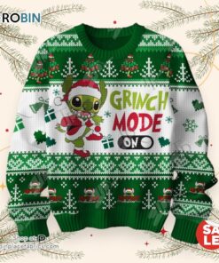 Grinch Mode On Christmas Sweater, Sweatshirt