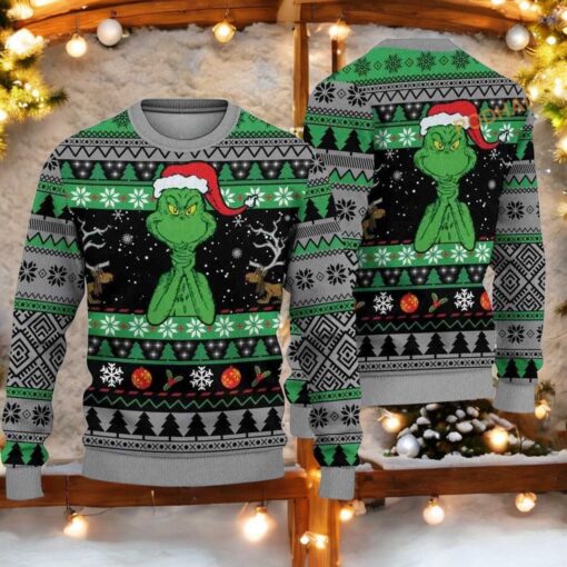 Grinchmas Fan Favorite Ugly Xmas Ugly Sweater, Merry Grinchmas Festive Wear