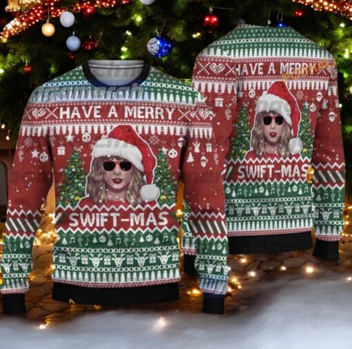 Have A Merry Swiftmas Ugly Sweater, Have A Merry Swiftmas Gift For Fans
