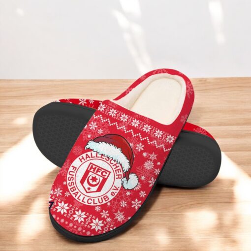 Hallescher FC Football Team In House Slippers
