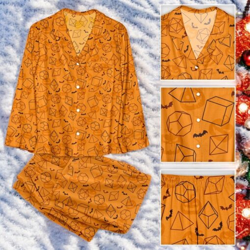 Halloween Geometric Figure Family Pajamas Set