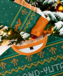Happy Alien Xmas Green Ugly Christmas Sweater
