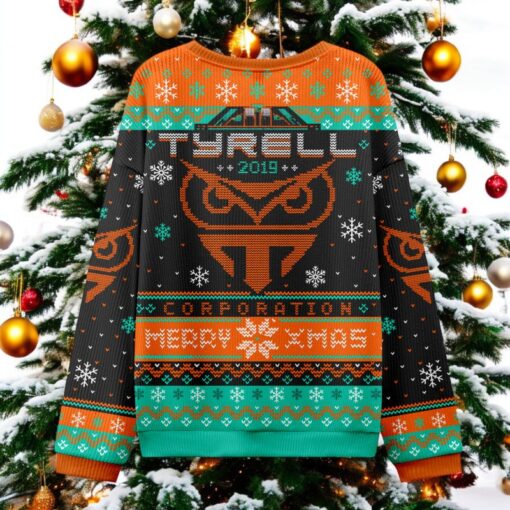 Happy Replicant Xmas Black Ugly Christmas Sweater
