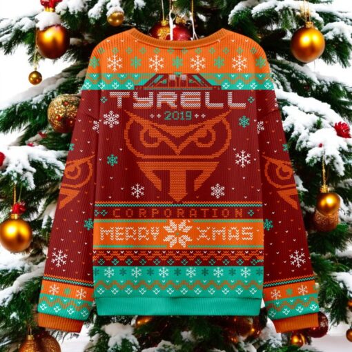 Happy Replicant Xmas Red Ugly Christmas Sweater