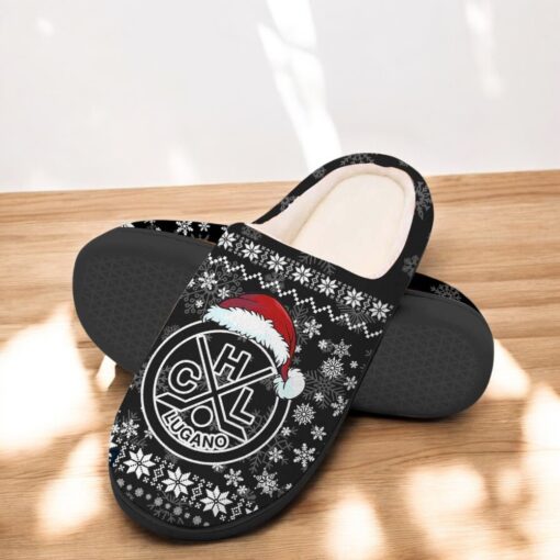 HC Lugano Hockey Team Slippers
