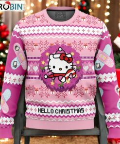Hello Christmas Hello Kitty Ugly Christmas Sweater
