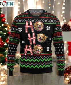 Ho Ho Ho Personalized Photo Ugly Christmas Sweater