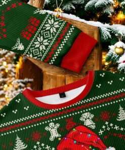 Holiday Cheer By Obligation Green Ugly Christmas Sweater