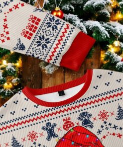 Holiday Cheer By Obligation Off White Ugly Christmas Sweater