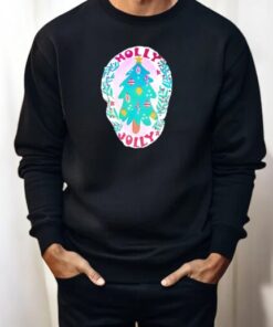 Holly Jolly Oval Christmas Tree Shirt