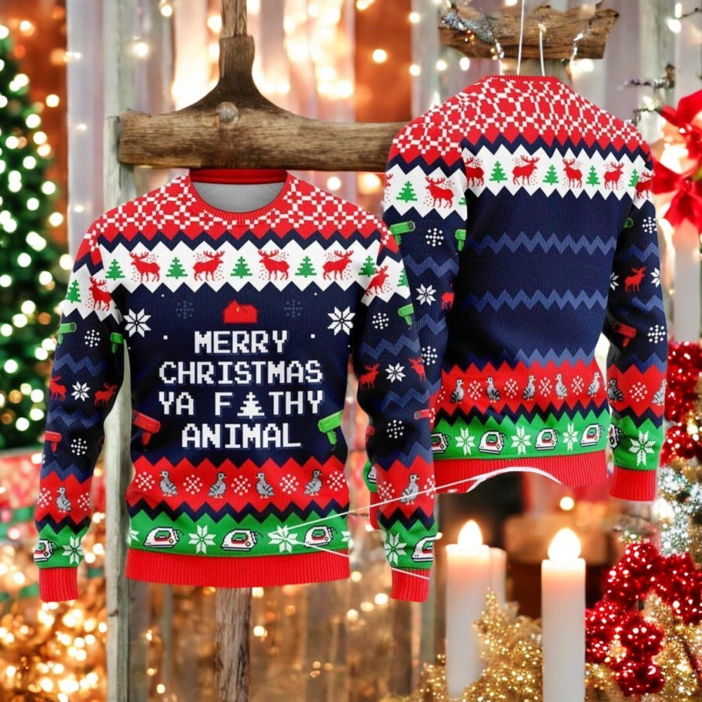 Home Alone Christmas Ugly Sweater, Ya Filthy Animal Shirt, Kevin McCallister Xmas Sweatshirt, Funny Movie Sweater, Gift For Holiday Home Alone Christmas Ugly Sweater, Ya Filthy Animal Shirt, Kevin McCallister Xmas Sweatshirt, Funny Movie Sweater, Gift For Holiday