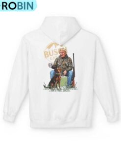 Hoodie Trump 2024, Hunting Busch Political Sweatshirt, Long Sleeve Cotton, Tee