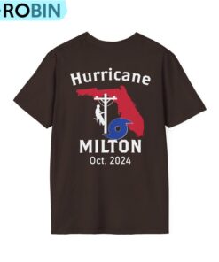 Hurricane Milton Lineman T Shirt