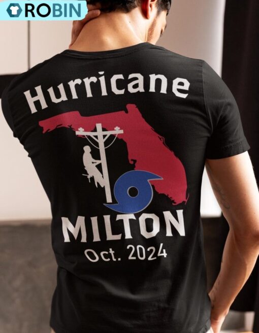 Hurricane Milton Lineman T Shirt