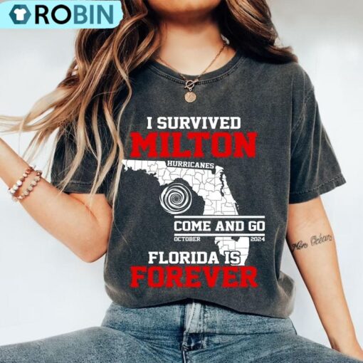 I Survived Hurricane Milton 2024 Shirt