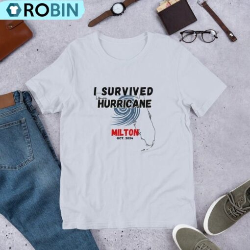 I Survived Hurricane Milton Shirt, Florida Vacation Tee
