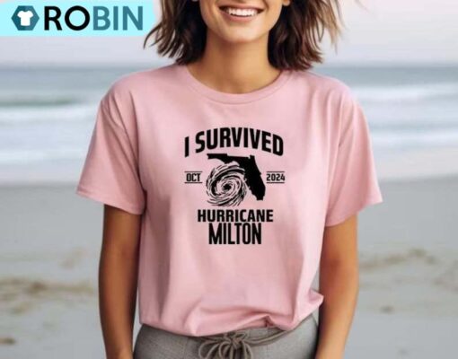 I Survived Hurricane Milton T Shirt, Motivational Shirt