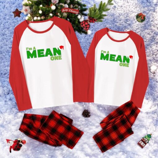 I’m a Mean One Family Christmas Pajama Sets