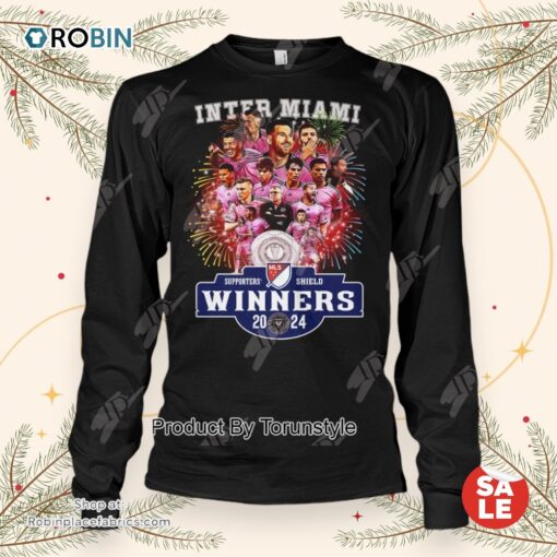 Inter Miami Supporters’ Shield Winners 2024 Unisex Shirt