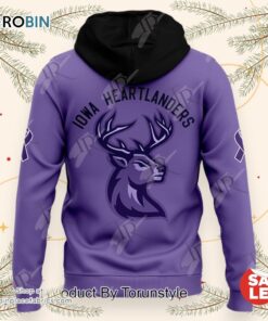 Iowa Heartlanders x Sick it to Cancer Hoodie, Sweatshirt, Shirt 2024