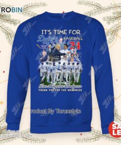 It’s Time For Los Angeles Dodgers Thank You For The Memories Unisex Shirt