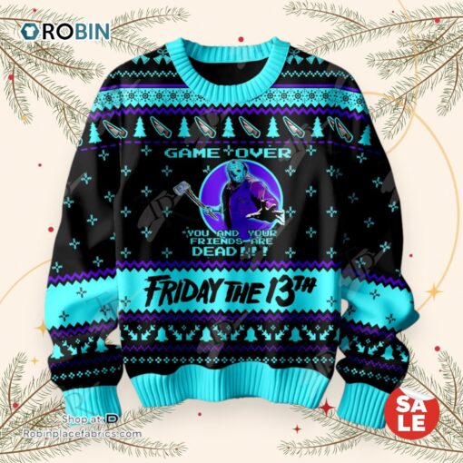 Jason Voorhees Friday The 13th Sweater, Sweatshirt