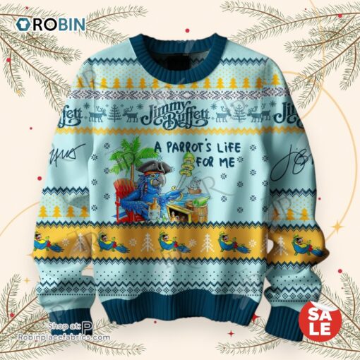 Jimmy Buffett Fins Up A Parrot’s Life For Me Sweater, Sweatshirt