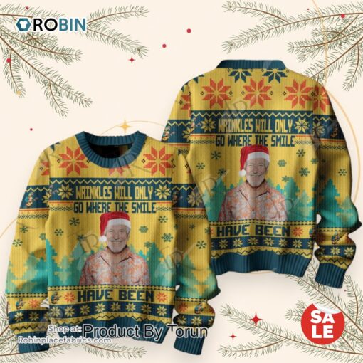 Jimmy Buffett Tis The Season Wrinkles Will Only Go Where The Smile Have Been Sweater, Sweatshirt