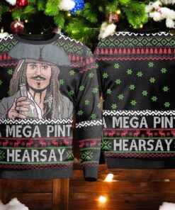 Johnny Depp Ugly Christmas 3D Sweater, Funniest Ugly Christmas Sweater