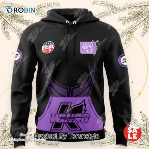 Kalamazoo Wings Hockey Fight Cancer 25th Anniversary Hoodie, Sweatshirt, Shirt