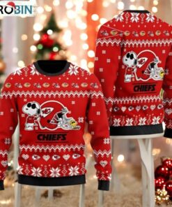 Kansas City Chiefs Cute The Snoopy Show Football Helmet Ugly Christmas Sweater
