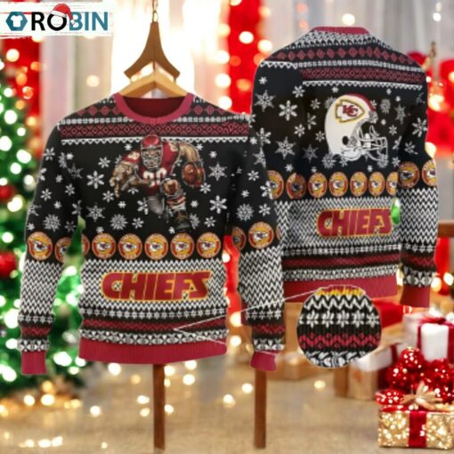 Kansas City Chiefs Game Day Holiday Ugly Christmas Sweater