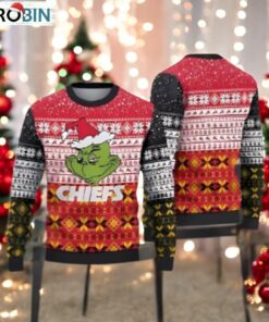 Kansas City Chiefs Grinchmas Ugly Christmas Sweater