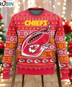 Kansas City Chiefs Holiday Touchdown Ugly Christmas Sweater
