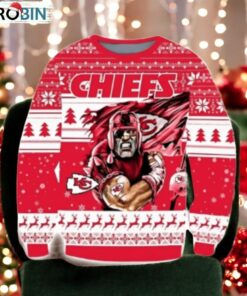 Kansas City Chiefs Superhero Holiday Ugly Christmas Sweater
