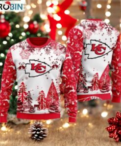 Kansas City Chiefs Winter Wonderland Ugly Christmas Sweater