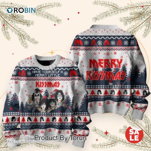 Kiss Band Have Yourself A Merry Little Merry Kissmas Sweater, Sweatshirt