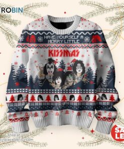 Kiss Band Have Yourself A Merry Little Merry Kissmas Sweater, Sweatshirt Kiss Band Have Yourself A Merry Little Merry Kissmas Sweater, Sweatshirt