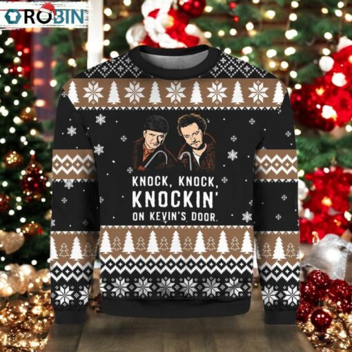 Knock Knock On Kevin’s Door Christmas Ugly Sweater