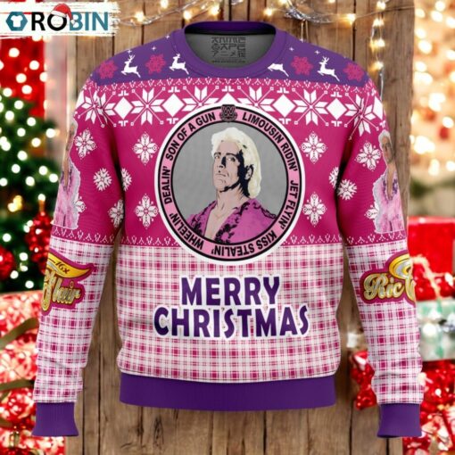 Legendary Ric Flair WWE Ugly Christmas Sweater