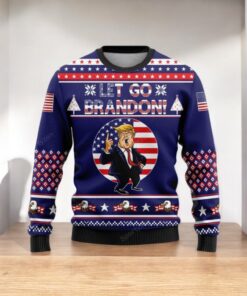 Let’s Go Brandon Fjb Trump Eagle Christmas Sweater