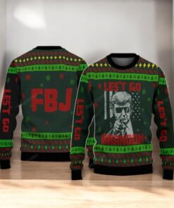Let’s Go Brandon Funny Trump Fjb Christmas Sweater