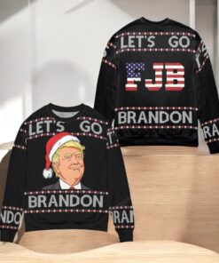 Let’s Go Brandon Trump Fjb Christmas Sweater 31221v