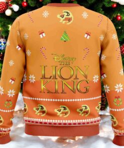 Lion King Pumba Ugly Christmas Sweater, Sweatshirt, Family & Friends Funny Festive Wear