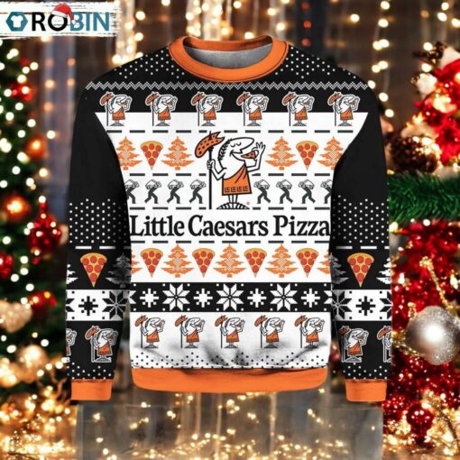 Little Caesars Pizza Ugly Christmas Sweater