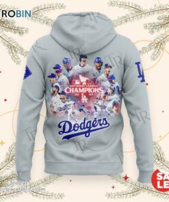 Los Angeles Dodgers 2024 National League Champions, World Series AOP Hoodie, Sweatshirt, Shirt   Grey