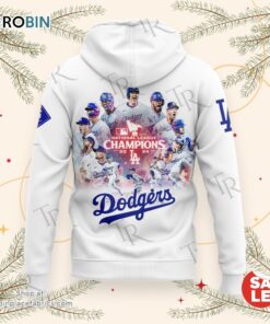 Los Angeles Dodgers 2024 National League Champions, World Series AOP Hoodie, Sweatshirt, Shirt   White