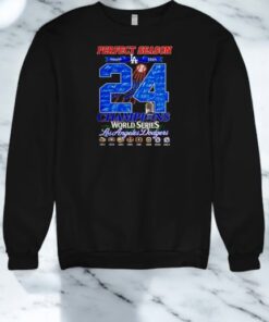Los Angeles Dodgers World Series Champions 2024 Perfect Season Signatures Shirt