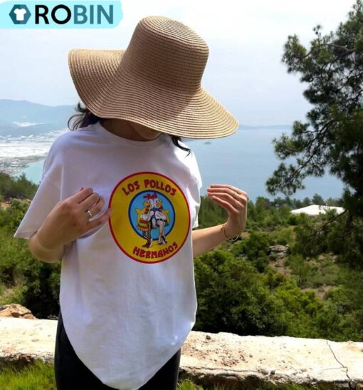 Los Pollos Hermanos T Shirt, Breaking Bad Shirt Chicken Brothers Logo Shirt