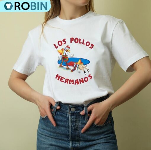 Los Pollos Hermanos Tv Series T Shirt, Hermanos Breaking Shirt